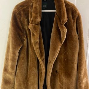 Wild Fable fuzzy camel colored coat in XL. Excellent condition